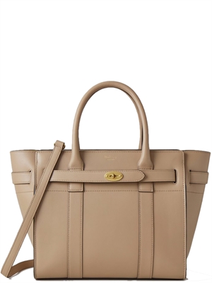 Mulberry Small Zipped Bayswater Maple Silky Calf
